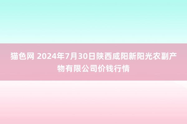 猫色网 2024年7月30日陕西咸阳新阳光农副产物有限公司价钱行情