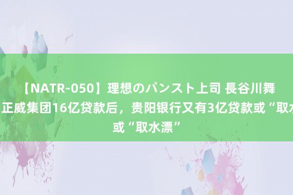 【NATR-050】理想のパンスト上司 長谷川舞 踩雷正威集团16亿贷款后，贵阳银行又有3亿贷款或“取水漂”