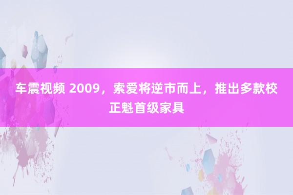 车震视频 2009，索爱将逆市而上，推出多款校正魁首级家具